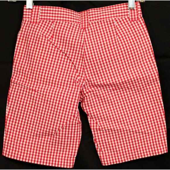 NEW 2007 Gymboree Strawberry Farms Red Gingham Shorts Bermuda Summer sz 8 Walkin - Picture 4 of 6